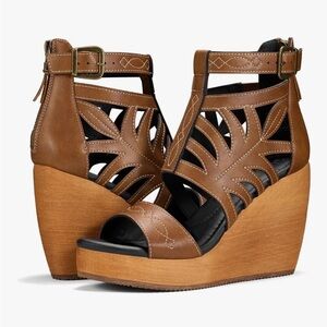 Rollda Women's Wedge Sandals, Platform Sandals High Heels for Women Size 7.5